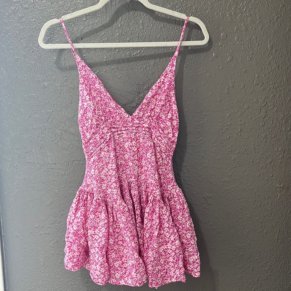 Skylar + Madison Pink Floral Romper